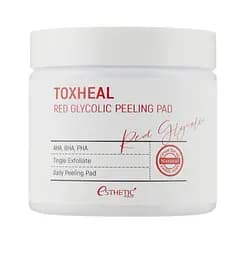 Очищаючі пілінг-диски для обличчя Red Glycolic Peeling Pad Esthetic House 100 шт - мініатюра 2