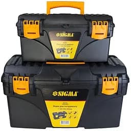 Набор ящиков для инструмента 2в1 Sigma 410×209×195мм, 535×291×280мм 7403881