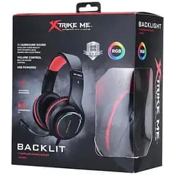 Ігрові навушники Xtrike Me GH-903 для геймерів з мікрофоном та RGB підсвічуванням