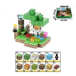 Конструктор магнитный Minecraft, LZCK065, 76 деталей, 18x14x5 см