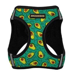 Шлея для собак Bronzedog Sport Vest Авокадо M 24х18х3 см зелена - мініатюра 2