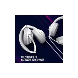 Навушники Lorgar Noah 101 Gaming 3.5 мм White (LRG-GHS101W) - мініатюра 6