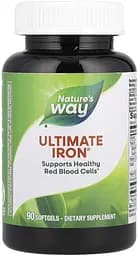 Вітаміни та мінерали Nature's Way Ultimate Iron, 90 капсул