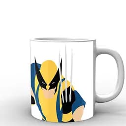 Кухоль GeekLand Росомаха Wolverine мінімалізм WR.02.011 330 мл білий