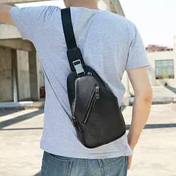 Чоловічі шкіряні сумки Vintage 15х29.5х7 см sum0020984 - мініатюра 8