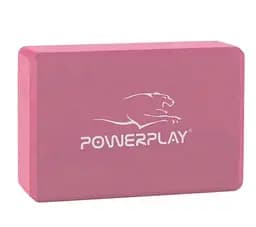 Блок для йоги PowerPlay 4006 Yoga Brick Розовый (PP_4006_Pink_Yoga_Brick)