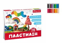 Пластилин Classic 1 Сентября, 16 цветов, 320 г, 540676