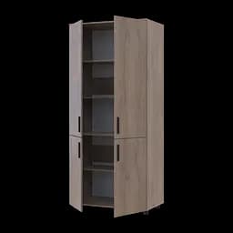 Шафа для одягу Doros Торн Кремона Канноло 2 ДСП (полиці) 90х51.6х200 (44900428) - мініатюра 3