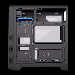 Корпус GameMax G561 Black, без БЖ, Midi Tower, ATX / Micro ATX / Mini ITX, 1хUSB 3.0, 2хUSB 2.0, 3x120 мм LED, 424x200x452 мм - мініатюра 7
