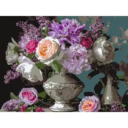 Картина по номерам Strateg Разнообразные цветы 30х40 см (SS-1315)