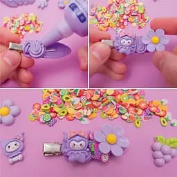 Дитячий набір для творчості "Заколки своїми руками" Vladi Toys VT4600-01 фіолетовий - мініатюра 3