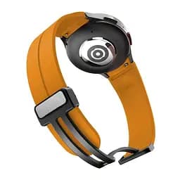 Браслет Cls-black для Samsung Galaxy Watch 4 - жовто-гірчичний ширина кріплення 20мм силікон Watchbands (W33-5WB21134651) - мініатюра 2