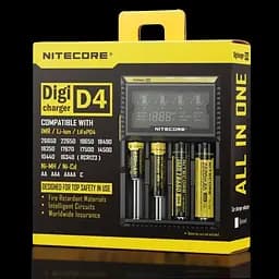 Універсальний зарядний пристрій Nitecore D4 на 4 канали для акумуляторів - мініатюра 8