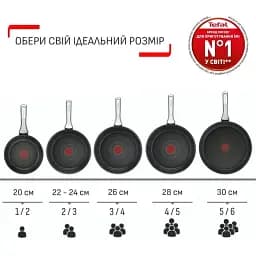 Сковорода TEFAL B5670653 б/кр 28 см Simply&Clean - мініатюра 11