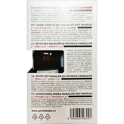 Подарунковий набір пива Bakalar Dry Hopped Lager світле фільтроване 5.2% 0.5 л х 3 шт + 1 келих 0.33 л - мініатюра 3