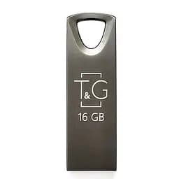 Флеш-накопичувач USB 16GB T&G 117 Metal Series Black (TG117BK-16G) - мініатюра 3