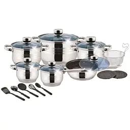 Набор кастрюль Bohmann BH2000MRB из нержавеющей стали 20 предметов