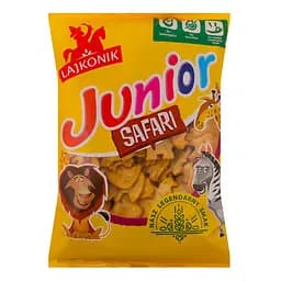 Крекер Lajkonik Safari Junior зі смаком ванілі 125 г