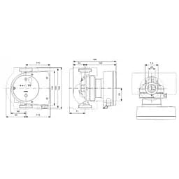Циркуляційний насос Grundfos Magna1 25-80 180 (99221213) - мініатюра 2