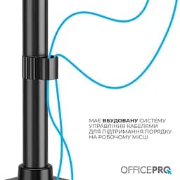 Настільне кріплення для монітора Officepro MA100B 17 - 40` Black [148282] - мініатюра 7