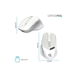 Мишка OfficePro M520W Wireless/Bluetooth White (M520W) - мініатюра 12