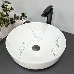 Умивальник VBI Bari S marmo накладний VBI-011604, Мармур