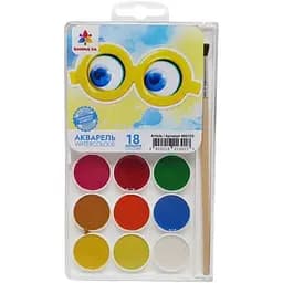 Дитяча медова акварель Gamma 400103, 18 кольорів