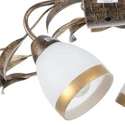 Люстра стельова Brille флористика E14 60W BR (LK-152S/4) - мініатюра 2