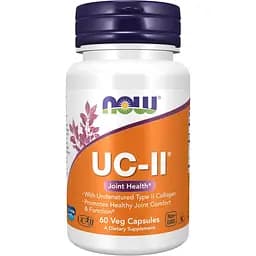 Препарат для суставов и связок NOW UC-II 40 mg, 60 вегакапсул