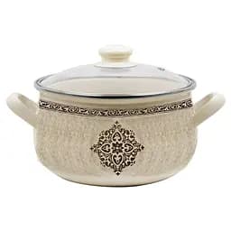 Кастрюля Idea Home Beige 2210 с крышкой, 22 см, 4,8 л (6832808)