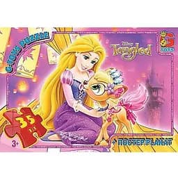 Дитячий пазл класичний G-Toys Рапунцель постер 35 елементів (TA010)