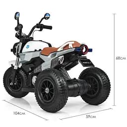 Дитячий електромобіль-мотоцикл Bambi Racer M 3687AL-1 до 60 кг - мініатюра 2