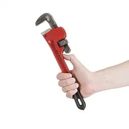Ключ трубний INTERTOOL HT-0183, тип Stillson, довжина 350 мм, ширина захоплення 65 мм, сталевий корпус