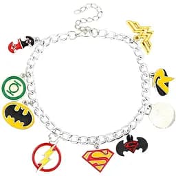 Браслет з брелоками Ліга Справедливості