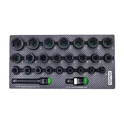 Набор ударных головок 1/2 8-32 мм 26 шт. (в ложементе, тип A) Toptul hoz0014663