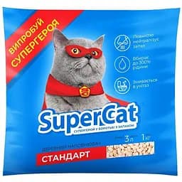 Наполнитель SuperCat стандарт 1кг (синий)