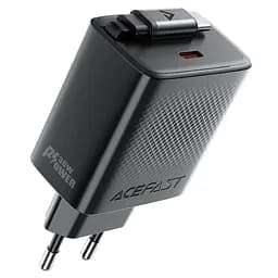 СЗУ Acefast A110 GaN With Retractable Cable Type-C PD30W (1USB-C)