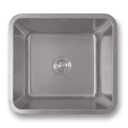 Кухонная мойка из нержавеющей стали 45 см под столешницу Nett NS-4643, Нержавеющая сталь