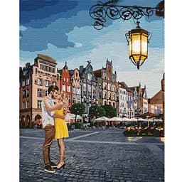 Картина по номерам Ideyka Свидание в Гданьске 40х50 см KHO4755
