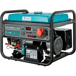 Генератор Синхронний KonnerSohnen KS 10000E-3, 400В, 7.5кВт, 3 фази, АВР (ATS), електростартер, 89.2кг / 7500 Вт / Бензин (KS10000E-3ATS)