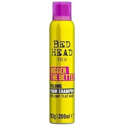 Шампунь-пенка Tigi Bed Head Bigger The Better Volume Foam Shampoo для объема волос 200 мл