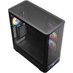 Корпус Modecom VOLCANO AQ500 ARGB MIDI FRONT LCD 6,2”, 4x120 мм fans BLACK без БЖ ATX (MC-A-AQ500-4FA-B) - мініатюра 7