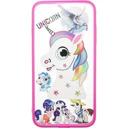 Чохол-накладка Toto TPU Сartoon Network Case IPhone 7 Plus /8 Plus Pink Unicorn