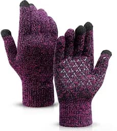 Рукавички для сенсорних екранів ArmorStandart Melange Purple/Black size L (ARM59868)