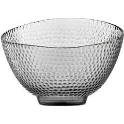 Салатник стеклянный Ardesto 18 см Commelina Серый AR5018