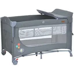 Ліжечко-манеж El Camino 2 в 1 UNITY+ ME 1098 Gray, до 13 кг