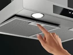 Настінна витяжка AEG DBB 3651 M, нержавіюча сталь, LED-освітлення, 3 швидкості, жировий фільтр, 96 кВт·год/рік - мініатюра 7