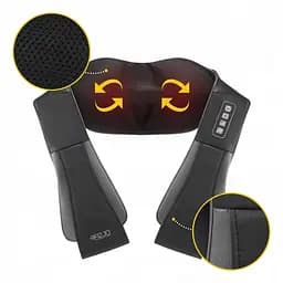 Накидка-масажер 4FIZJO Shiatsu Pro+ для шиї та спини 4FJ0564 Black/Grey (P-5907739319067) - мініатюра 4