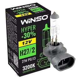 Галогеновая лампа Winso H27/2 12V 27W PGJ13 Hyper +30% (712890)