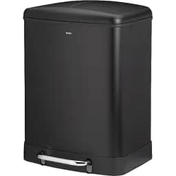 Мусорное ведро Kela Davino с педалью 24 л черное (10944)